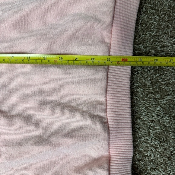 Nike Women’s Pink & Cream Crewneck Sweater Size Small - Picture 5 of 6